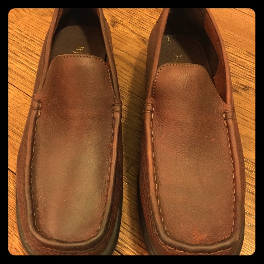 Men’s RJ COLT BROWN LEATHER SLIP ONS